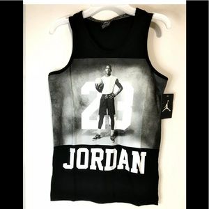 Nike Jordan Jump Man 23 Graphic Black Tank 10-12